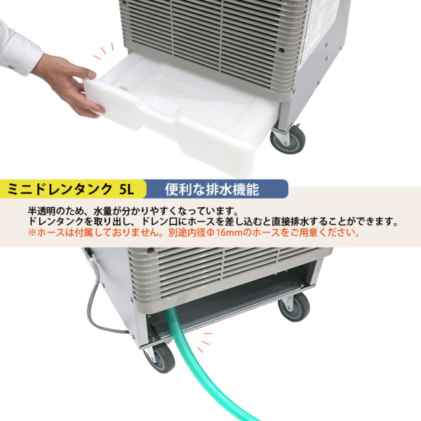 【廃番】TRUSCO スポットエアコン 首振り機能無 TS-20ES