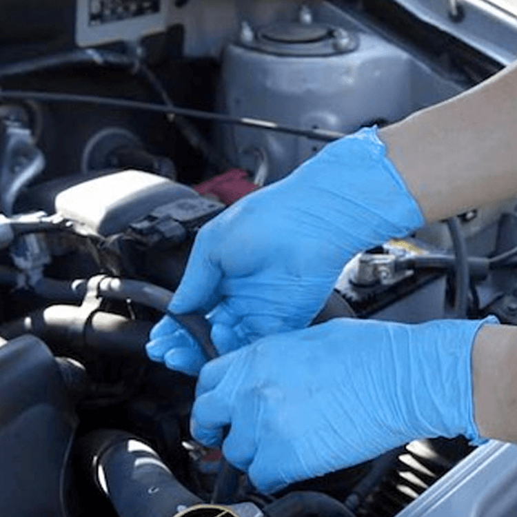 SHOWA ニトリルゴム 使い捨て手袋 No883 ニトリスト・タフ 100枚入 Mサイズ NO883-M