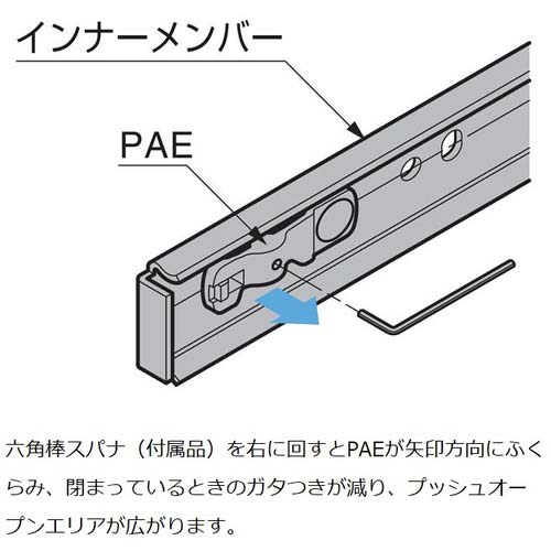 SUGATSUNE (190021275)4660-250スライドレール 4660-250