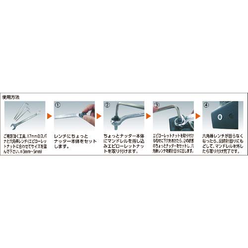 エビ ハンドナッター ちょっとナッター(M4用) (1個入) HNC04R