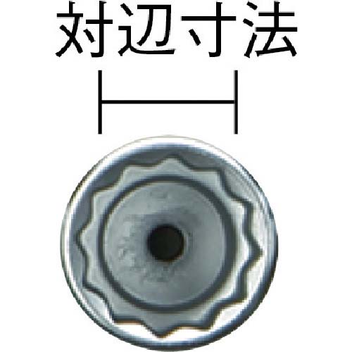 スーパー 電ドル用ソケットビット(着脱式) プロスペック 36×6.35mm DSE36