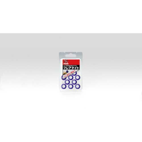 Asada フレア継手漏れ防止パッキン“フレアタイト” 1/4 (10個入) FT0414