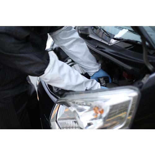 トワロン 腕カバー 耐油ウレタン腕カバー ホワイト 031