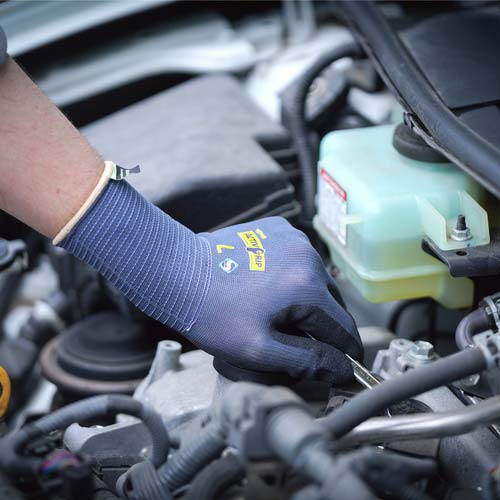 トワロン まとめ買い ニトリル背抜き手袋 アクティブグリップ S (10双入) 910-S