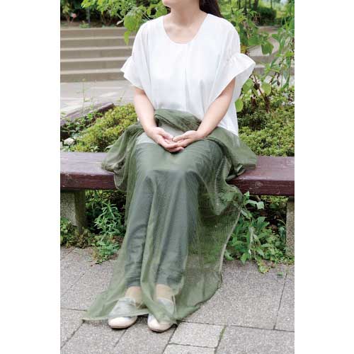 TRUSCO 虫よけメッシュマルチクロス サファリグリーン MMC-KH