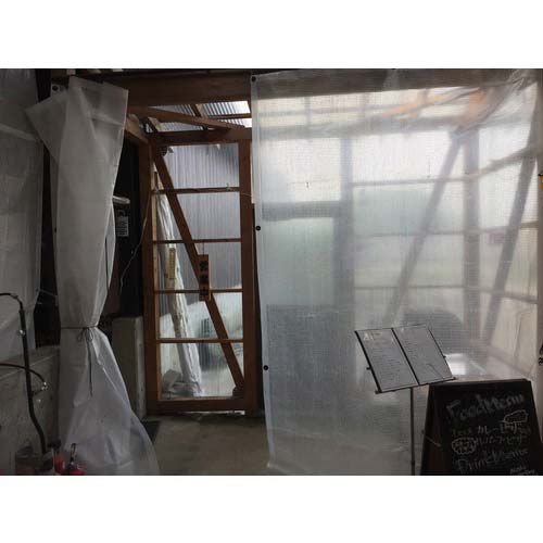 ユタカメイク シート PE透明糸入りシート(UV剤入) 2.7m×2.7m B311