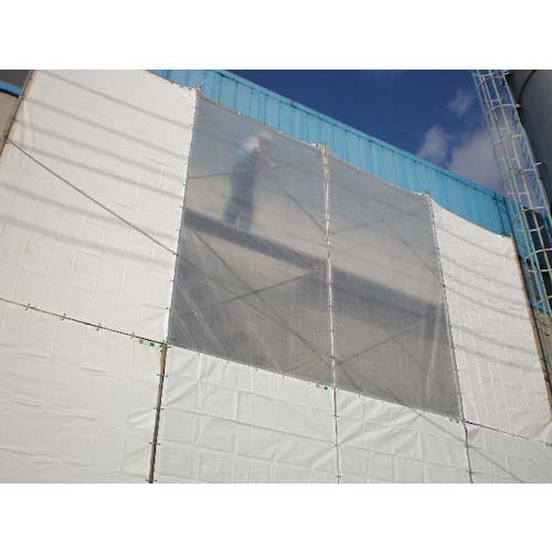 萩原 ターピー 透光防炎シート 半透明 1.8m×3.6m TOBS1836
