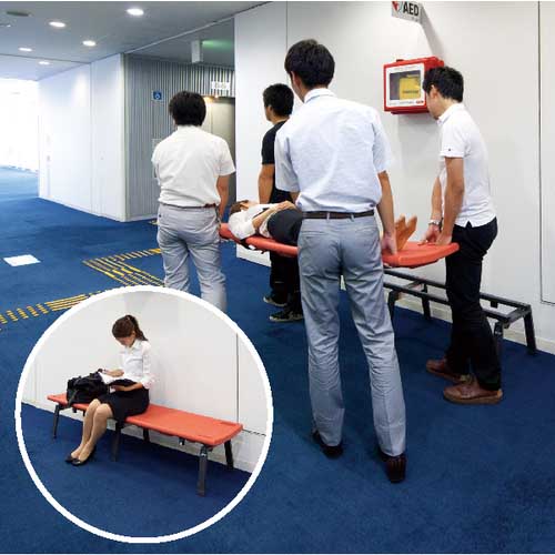 テラモト レスキューボードベンチ レスキューオレンジ BC-309-118-5