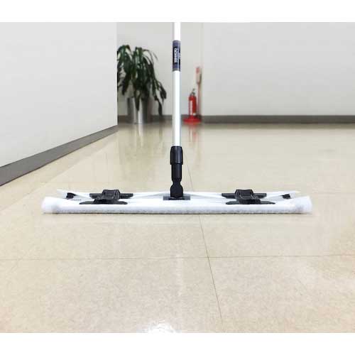 ③テラモト　ライトモップ(アルミ150)90㎝　CL-352-690-0　LightMop 取扱説明書付　薄型ヘッド　TERAMOTO CL-352-690-0 ライトモップアルミ柄 1本 テラモト 【通販モノタロウ】