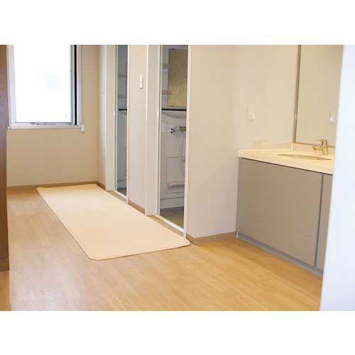 【廃番】テラモト 素足さらりマット900×1800mmグレー MR-146-048-5