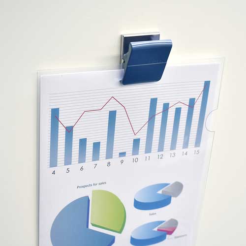 マグエックス マグネットハイブリッドクリップ L 青 MHC-200-B