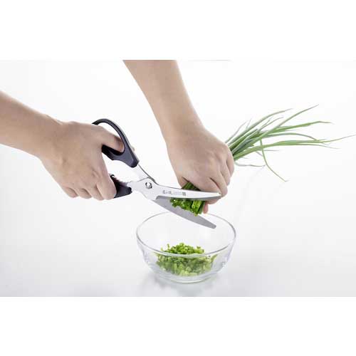 GREENBELL ハサミ(ハード向け) ステンレス製引き切り型キッチンはさみ 刃長85×全長220mm G-2035