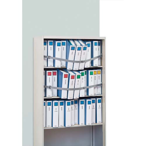 KING JIM 防災用品 収納棚につける落下防止ベルト 対象物重量100kg 耐震度震度6強相当 RB1200