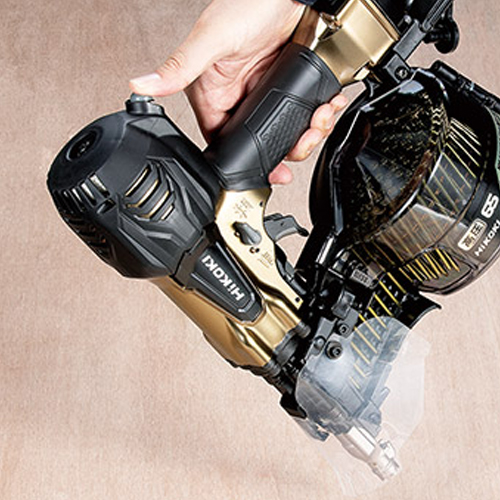 HiKOKI 高圧ロール釘打機 75mm ハイゴールド パワー切替機構付 NV75HR2-S