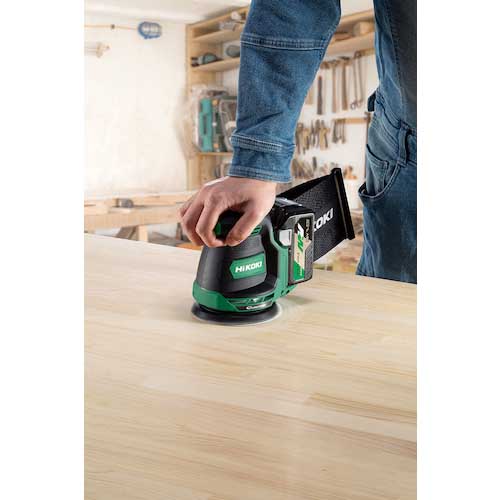 【廃番】HiKOKI コードレスランダムサンダ Φ125mm 電池パックセット品 SV1813DA-XP