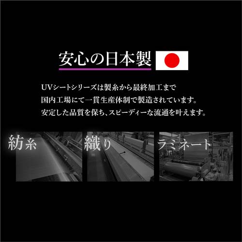 萩原 ターピー UVシート #4000 シルバー 5.4m×7.2m UV4000-SL5472
