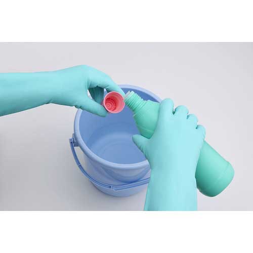 SHOWA ニトリルゴム手袋 NO138 ニトリルゴム製手袋薄手 グリーン Mサイズ NO138-MG