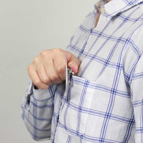 OP セル名札 名刺サイズ 両用クリップ 1枚入 L-11P