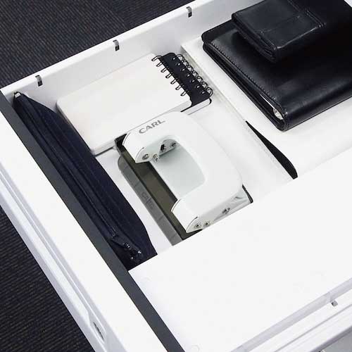 カール 2穴パンチ アリシス ブラック 穴あけ枚数16枚 LPN-16-K