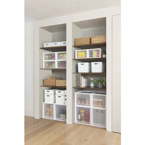 【廃番】TENMA フィッツケース FC40-4020 18L ホワイトクリア 110014954