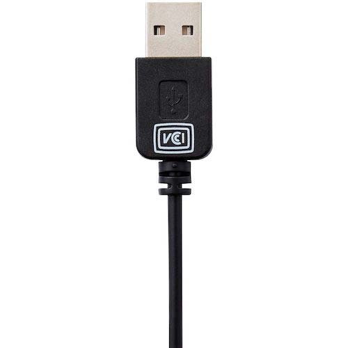 ELECOM 有線ヘッドセット 両耳ネックバンド USB-A 1.8m ブラック HS-NB03SUBK