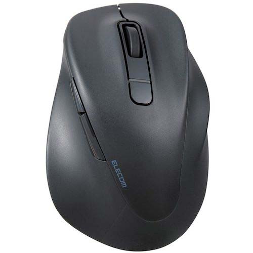 ELECOM マウス EX-G 右手専用 Sサイズ Bluetooth 5ボタン 抗菌 静音設計 ブラック M-XGS30BBSKBK
