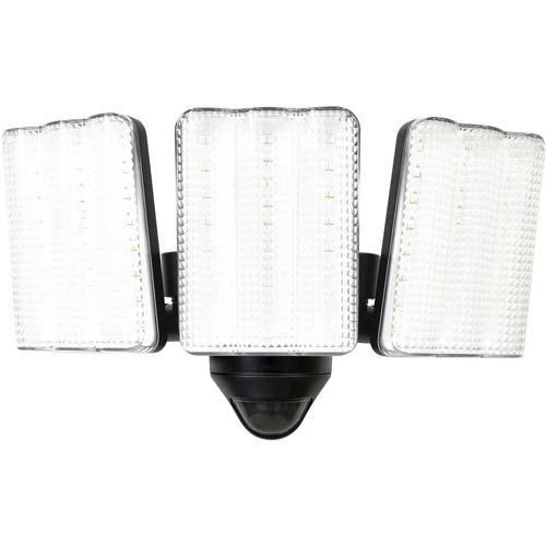 大進 ソーラー充電式LEDセンサーライト3灯式 DLS-17T300
