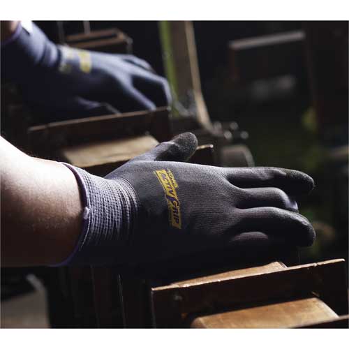 トワロン まとめ買い ニトリル背抜き手袋 アクティブグリップ (10双入) 910