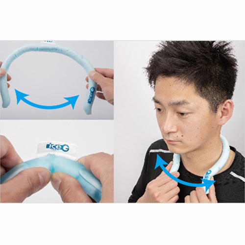 山真製鋸 ネッククーラー アイスジー 3.0タイプ 22℃ 極太タイプ Mサイズ ICG3-DSJ-M