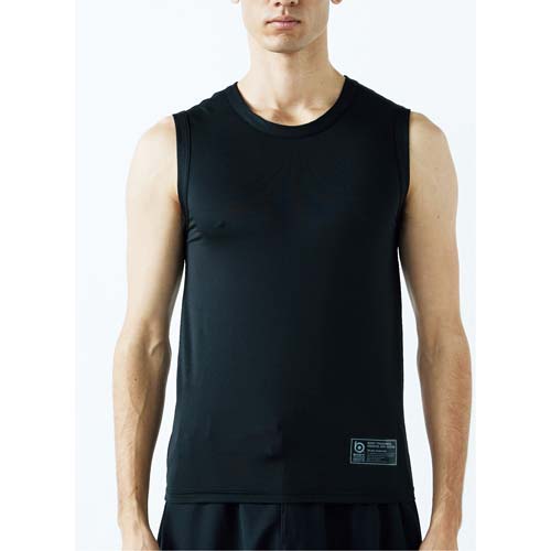 おたふく BT ドラスティックドライ ノースリーブ クルーネックシャツ 11.ブラック SS JW-580