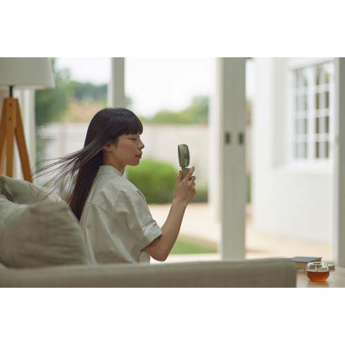 リズム ハンディファン Silky Wind Mobile 3.2 グリーン 9ZF040RH05