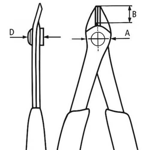 KNIPEX エレクトロニクス スーパーニッパー バーニッシュ 7881-125