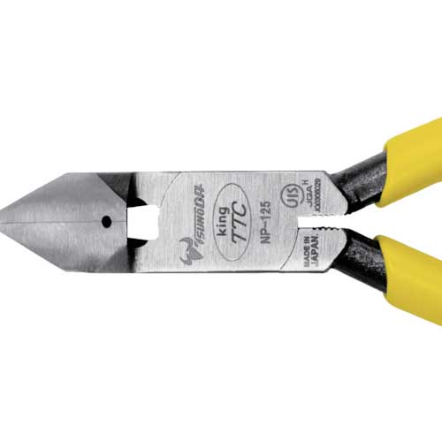 TTC KingTTC 斜めニッパー JIS 刃部1ツ穴 NP-125