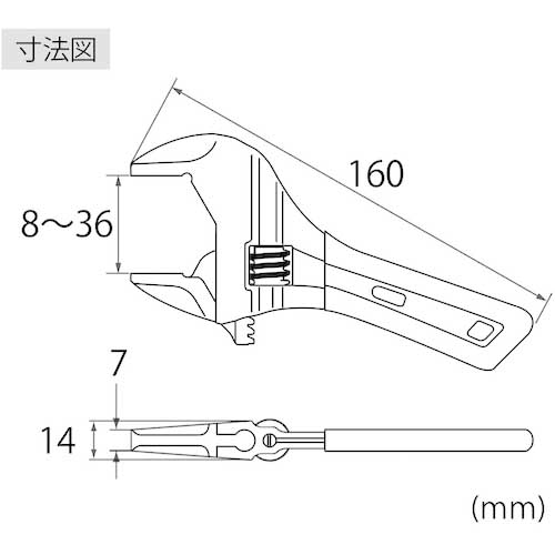 エビ ポケットモンキーレンチX グリップ UM30XDS