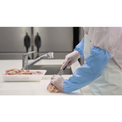 トワロン 腕カバー 耐油ウレタン腕カバー ブルー 032