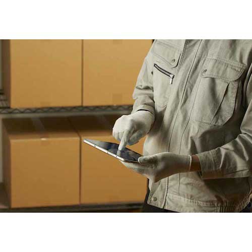 SHOWA まとめ買い 簡易包装制電ラインパーム手袋10双入 A0170 Sサイズ A0170-S10P