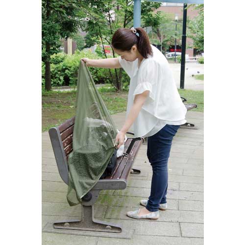 TRUSCO 虫よけメッシュマルチクロス サファリグリーン MMC-KH