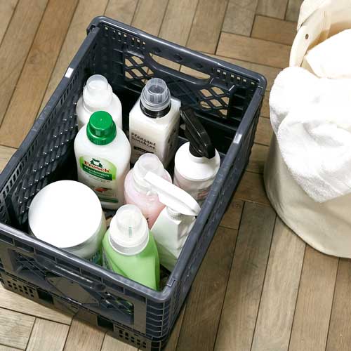 TRUSCO 折りたたみメッシュコンテナ25L グレー TR-MPB25-GY