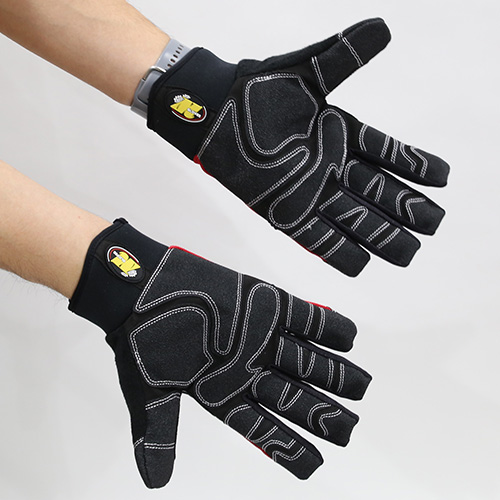 ミエローブ 防水防寒手袋(レッド) L NO.754-L-RE