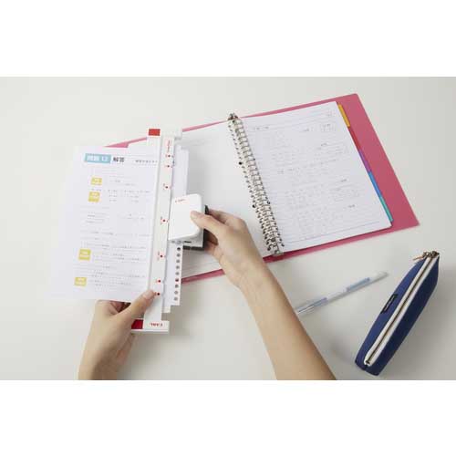 【廃番】カール 多穴パンチ ゲージパンチ ホワイト GP-2630-W