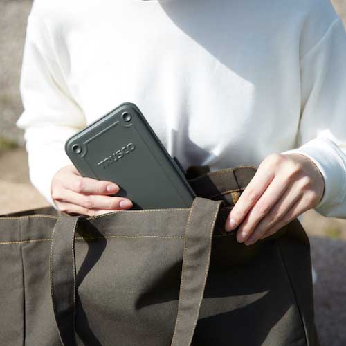 【廃番】TRUSCO キャンバスバッグ 350x130x350mm オリーブドラブ CVSBG-OD