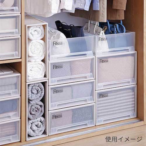 【廃番】TENMA フィッツケース スリムL カプチーノ 440×740×180 110000686