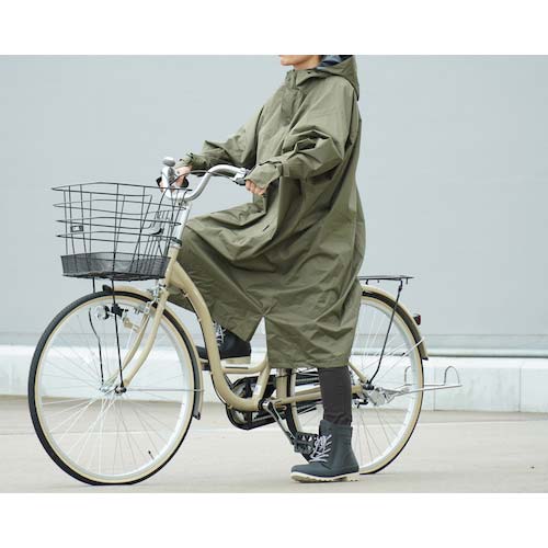 カジメイク 7441 サイクルモードハイポンチョ オリーブ F 7441-58-F