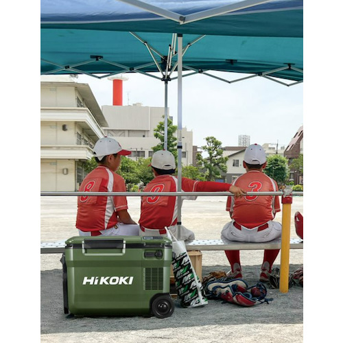 HiKOKI 18V-14.4V コードレス冷温庫 内容量25L サンドベージュ マルチボルトセット品 UL18DBA-WMBZの通販｜現場市場