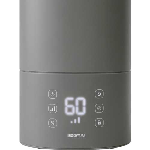【廃番】アイリスオーヤマ 296497 上給水ハイブリッド加湿器550ml AHM-HU55A-H
