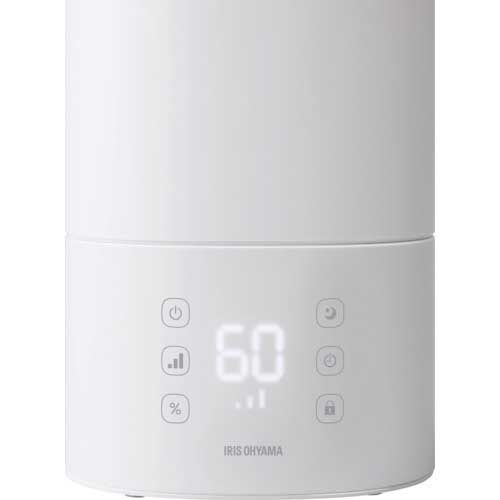 【廃番】アイリスオーヤマ 296165 上給水ハイブリッド加湿器550ml AHM-HU55A-W