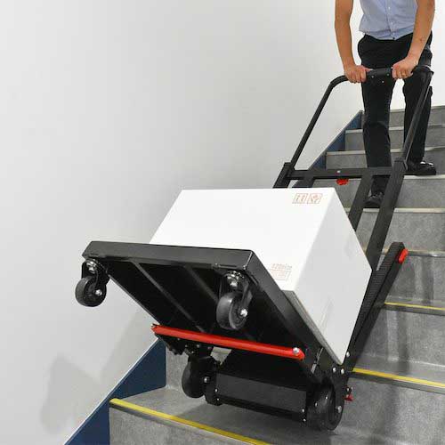 サンコー 折り畳み電動階段のぼれる台車 ELEFLDSBK