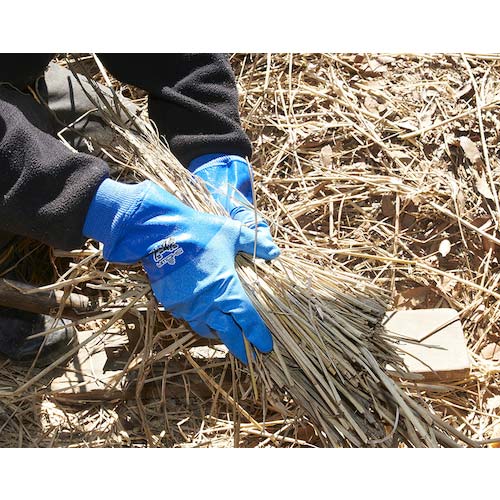 SHOWA ポリウレタン手袋 NO283 ジャージテムレス オリーブグリーン LLサイズ NO283-LL-OG