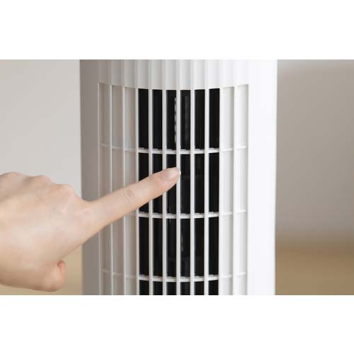 アイリスオーヤマ 106400 タワーファン メカ式 ホワイト TWF-M74-W