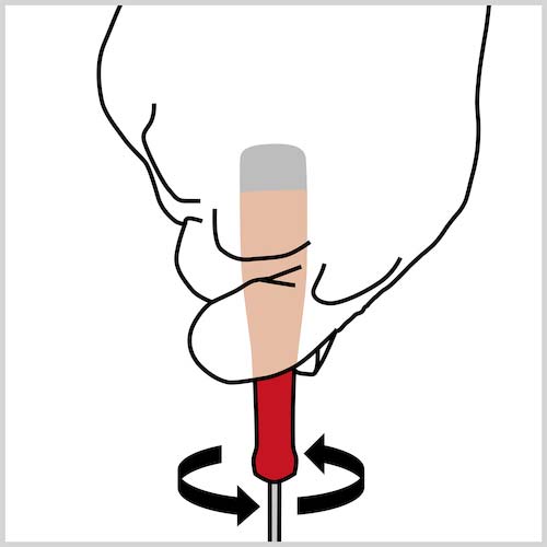 PBスイスツールズ スイスグリップ精密ヘクスローブドライバー 8124.3-40